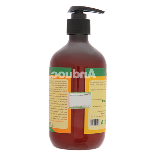 Dầu xả thảo dược Gừng dừa Cocay Hoala giúp tóc mềm mượt, giảm khô sơ chai 440g