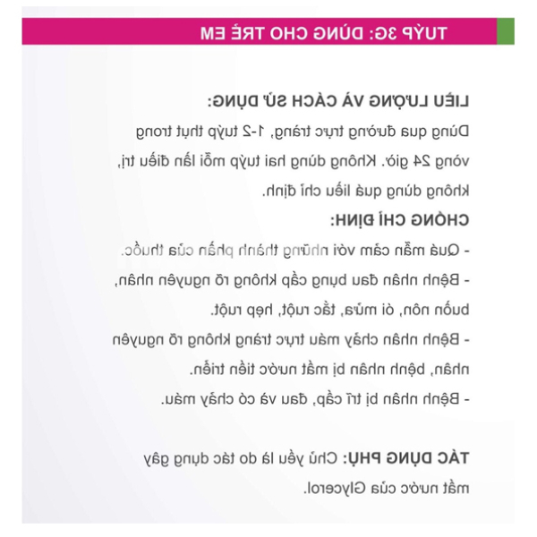 Thụt hậu môn Nova 1947 Microclismi 3g cho trẻ em hộp 6 tuýp