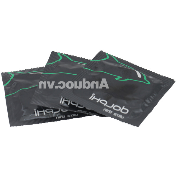 Bao cao su Dolphi ultra thin siêu mỏng 52mm hộp 12 cái