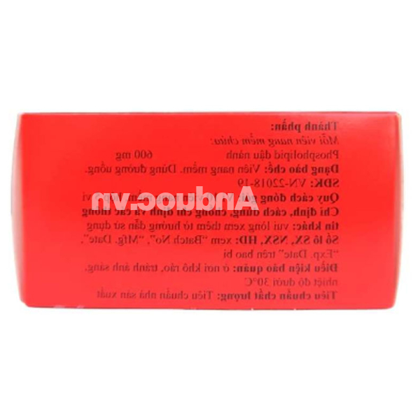 Vihacaps 600 hỗ trợ trị các bệnh lý về gan (5 vỉ x 10 viên)