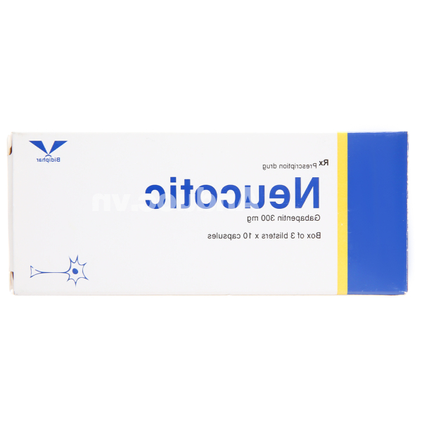 Neucotic 300mg hỗ trợ trị động kinh cục bộ, trị đau thần kinh (3 vỉ x 10 viên)