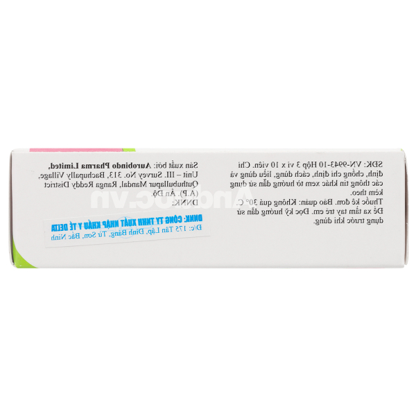 Xalexa 30 trị trầm cảm, rối loạn lo âu (3 vỉ x 10 viên)