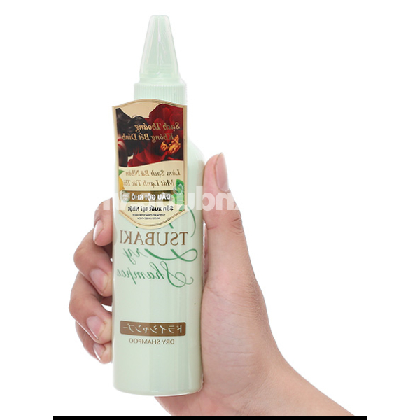 Dầu gội khô Tsubaki làm sạch bã nhờn, giúp tóc mềm mượt chai 180ml