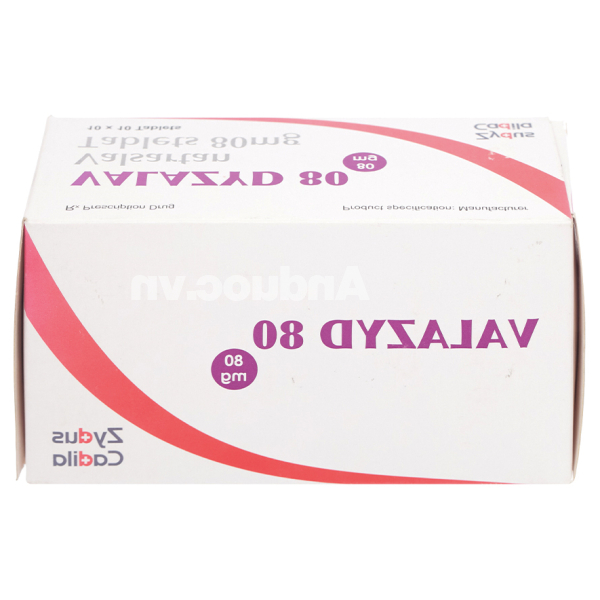 Valazyd 80 trị tăng huyết áp, suy tim (10 vỉ x 10 viên)