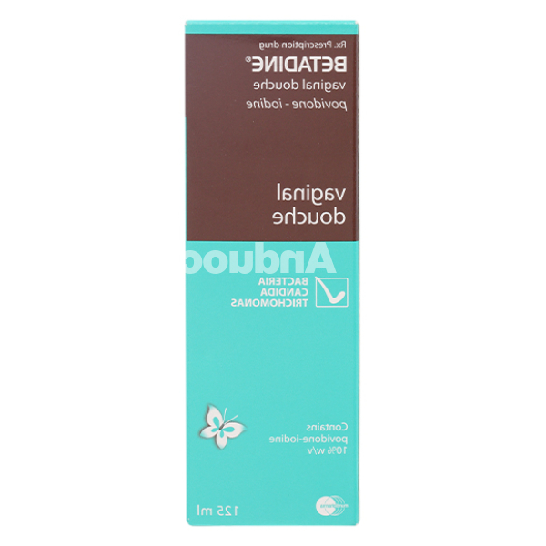 Dung dịch Betadine Vaginal Douche 10% hỗ trợ trị nhiễm khuẩn âm đạo chai 125ml