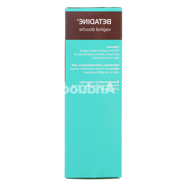 Dung dịch Betadine Vaginal Douche 10% hỗ trợ trị nhiễm khuẩn âm đạo chai 125ml