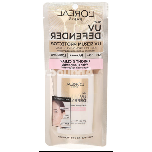 Kem chống nắng L'Oréal UV Defender Bright & Clear SPF 50+/PA++++ chai 50ml