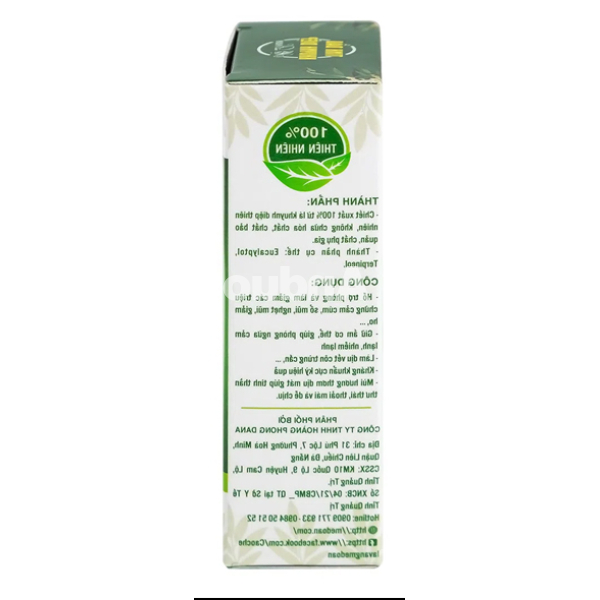 Tinh dầu khuynh diệp Mệ Đoan giữ ấm, giảm ho cho bé chai 30ml