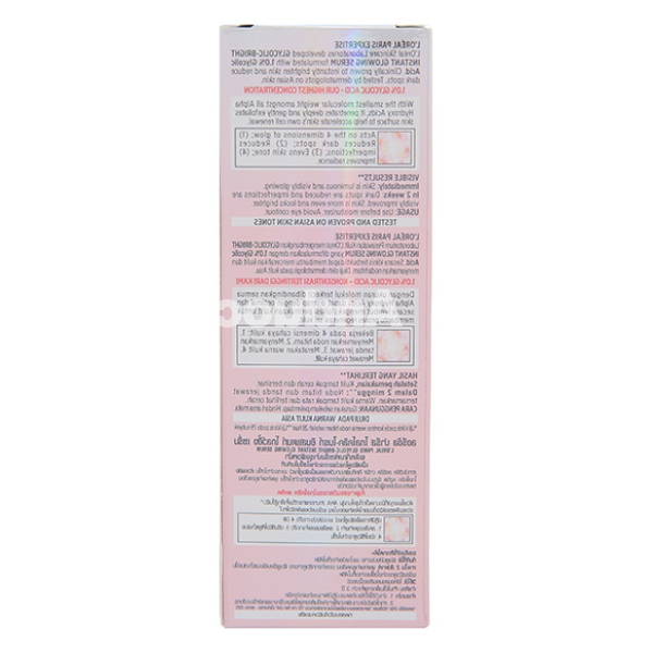 Serum L'Oréal Paris Glycolic-Bright 1.0% Glycolic Acid làm sáng da tức thì chai 30ml