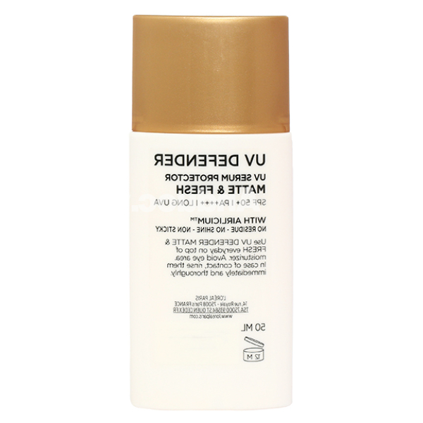 Kem chống nắng L’Oréal UV Defender Matte & Fresh SPF 50+/PA++++ chai 50ml
