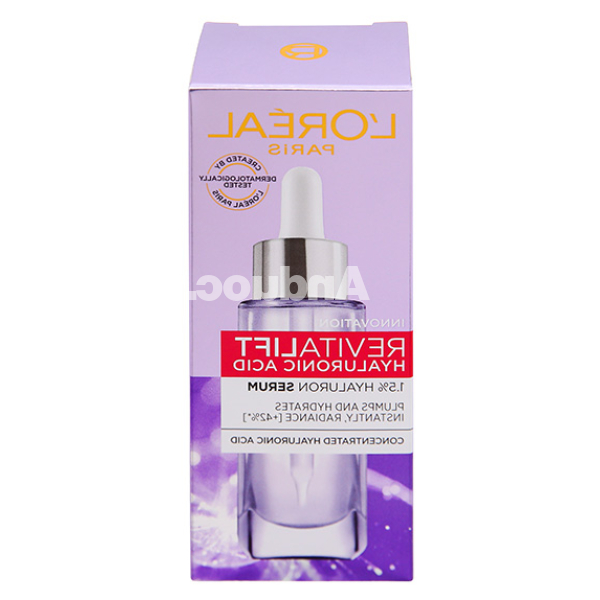 Serum L'Oréal Paris Revitalift Hyaluronic Acid 1.5%cấp ẩm và làm sáng da chai 30ml