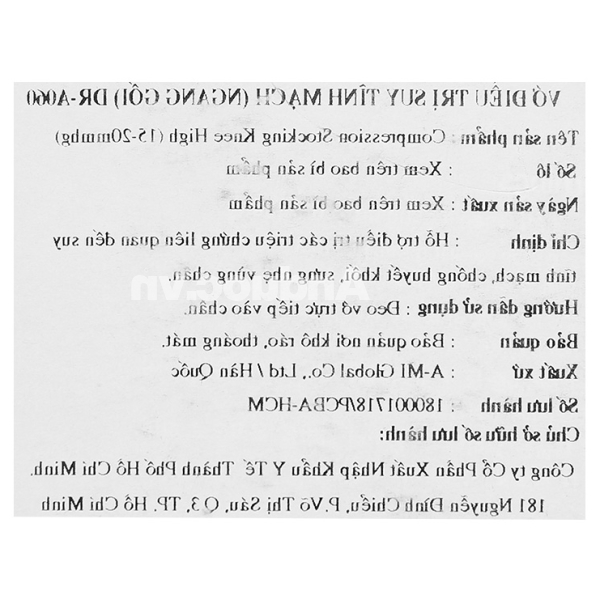 Vớ gối y khoa Dr. Med DR-A060 size M