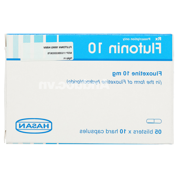 Flutonin 10 trị trầm cảm, rối loạn ám ảnh (5 vỉ x 10 viên)