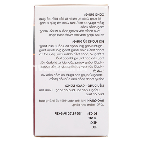 Viên uống SeaCan bổ sung Calci tự nhiên hộp 60 viên