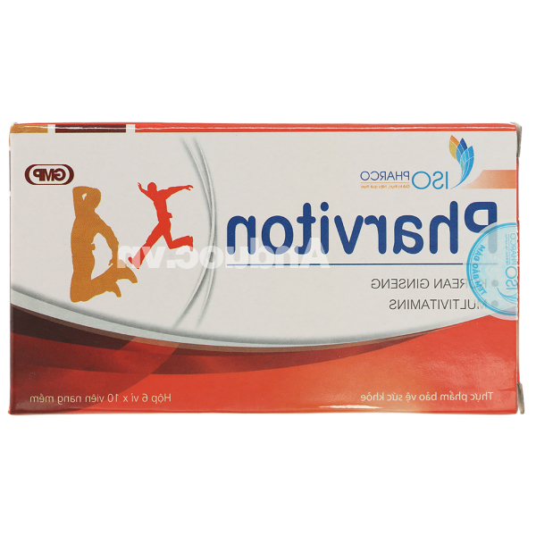 Pharviton hỗ trợ ăn ngon, tăng đề kháng hộp 60 viên