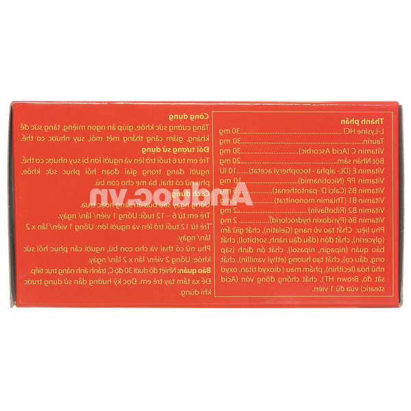 Pharviton hỗ trợ ăn ngon, tăng đề kháng hộp 60 viên