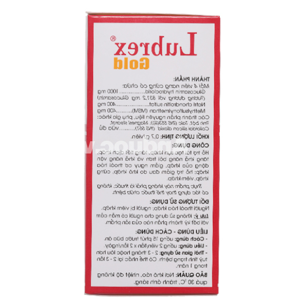 Viên uống Lubrex Gold tái tạo sụn, giảm đau khớp hộp 60 viên
