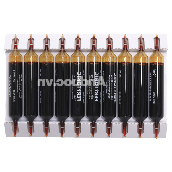 Dung dịch Feritonic bổ sung sắt, giảm nguy cơ thiếu máu hộp 20 ống x 10ml
