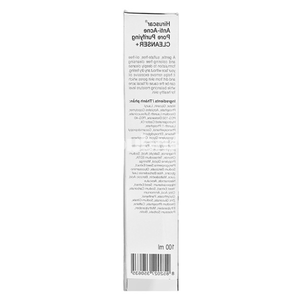 Sữa rửa mặt Hiruscar anti-acne cleanser ngăn ngừa mụn chai 100ml