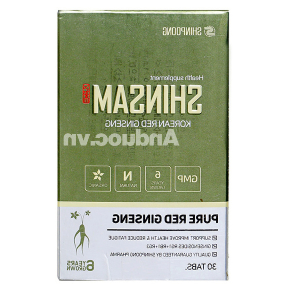 Hồng sâm Hàn Quốc Shinsam hỗ trợ tăng đề kháng hộp 30 viên