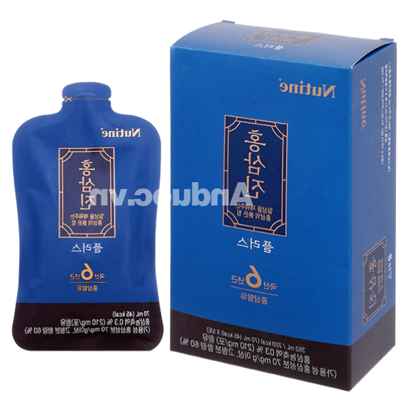 Nước uống hồng sâm Hongsamjin Plus hỗ trợ tăng đề kháng hộp 15 gói x 70ml