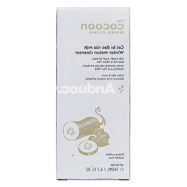 Gel rửa mặt Cocoon bí đao giảm dầu và mụn chai 140ml