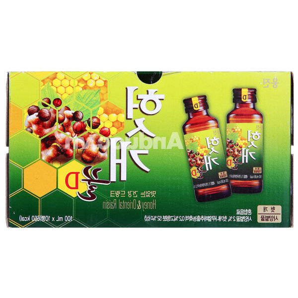 Nước khúng khéng mật ong D Woongjin giúp tăng cường miễn dịch hộp 10 chai x 100ml