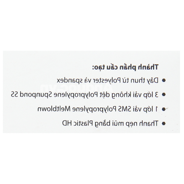 Khẩu trang y tế Trí Đức 4 lớp màu trắng hộp 50 cái