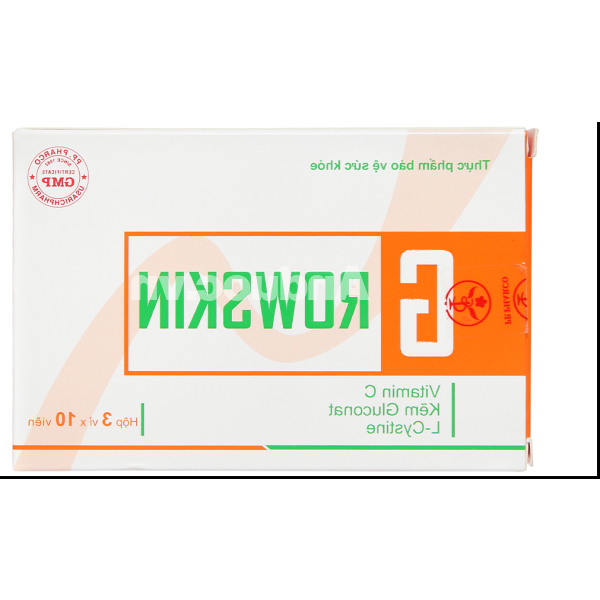 Growskin hạn chế lão hóa, làm đẹp da hộp 30 viên