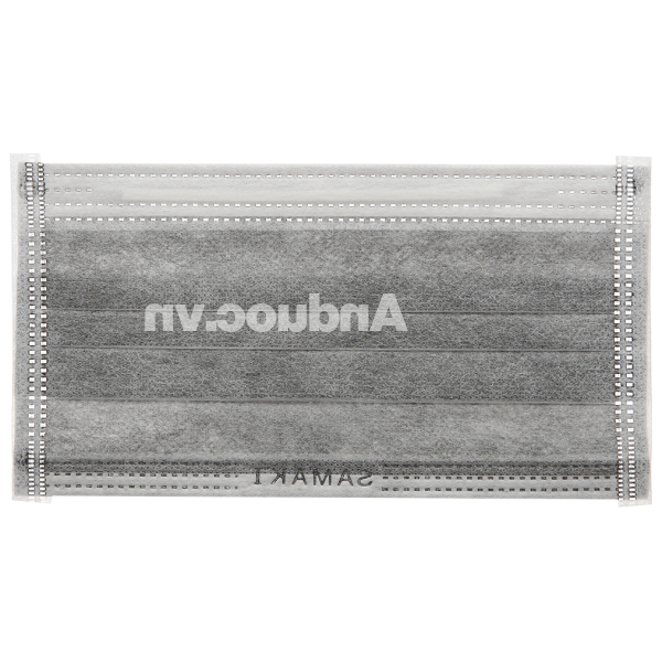 Khẩu trang y tế Mask Care 4 lớp màu xám hộp 50 cái