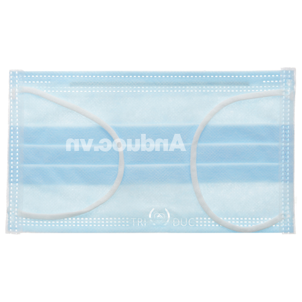 Khẩu trang y tế Trí Đức 4 lớp màu xanh hộp 50 cái