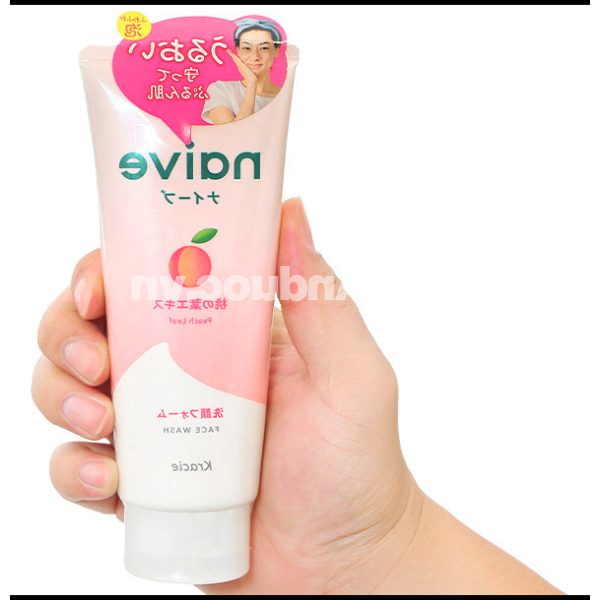 Sữa rửa mặt Naive Lá Đào loại bỏ bụi bẩn, bã nhờn sạch sâu tuýp 130g