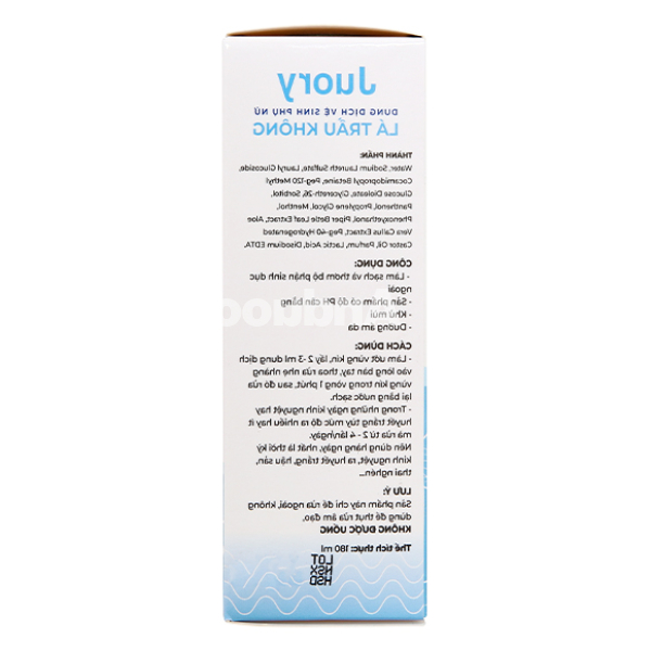 Dung dịch vệ sinh phụ nữ Joury lá trầu không làm sạch, khử mùi chai 180ml