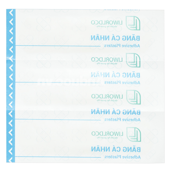 Băng cá nhân trong suốt Liworldco (72 x 19mm) hộp 20 miếng