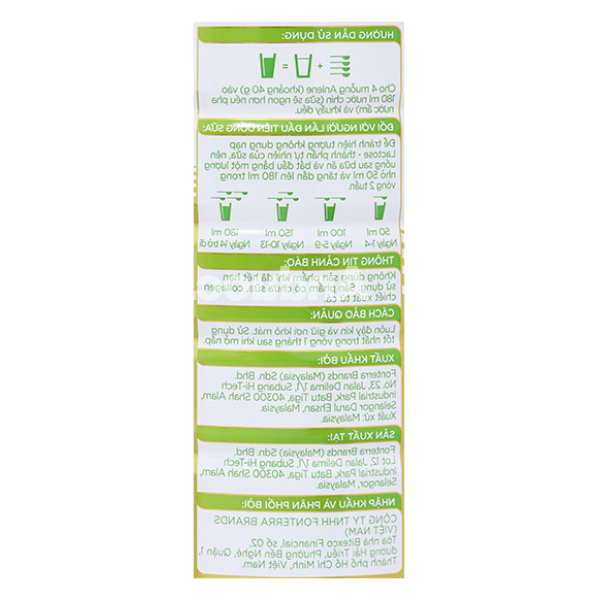 Sữa bột Anlene Gold 5X giúp xương chắc khỏe hương vani lon 800g