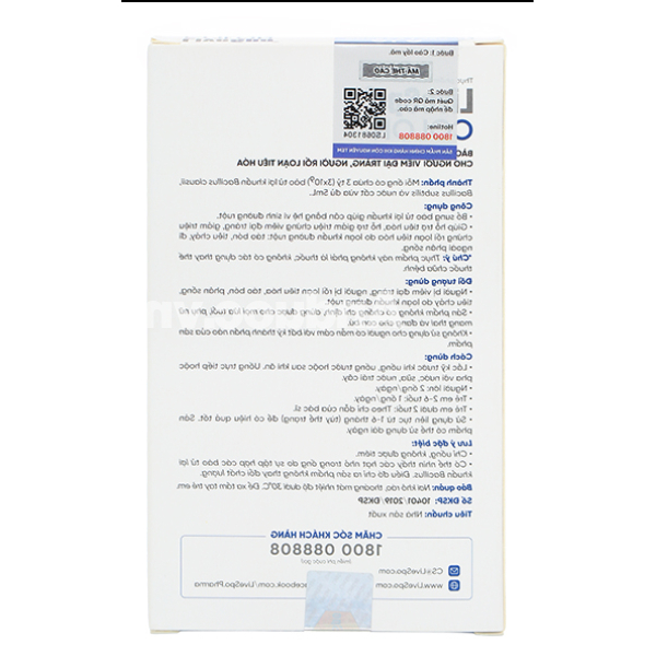 Men vi sinh LiveSpo Colon hỗ trợ giảm triệu chứng đại tràng hộp 10 ống x 5 ml