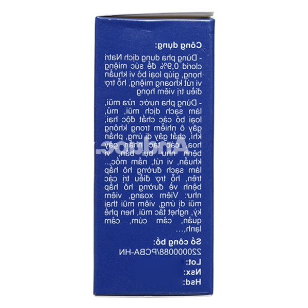 Muối vệ sinh mũi xoang Muối Y Tế Ích Nhân hộp 20 gói