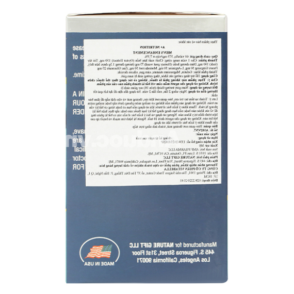 A+ Nutrition Men's Enhancement tăng cường sinh lý nam hộp 60 viên