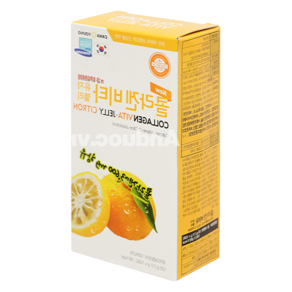 Thạch Collagen Vita Thanh Yên Mới giúp hạn chế lão hóa da hộp 10 gói x 12g