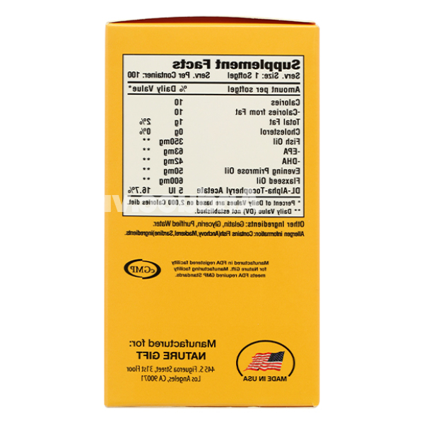 Dầu cá Omega 3-6-9 EPA DHA Fish oil giúp giảm mỡ máu, tăng cường thị lực hộp 100 viên