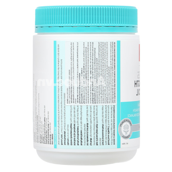 Dầu cá Swisse Ultiboost Odourless 1500mg giúp tim, não, mắt khỏe mạnh chai 200 viên