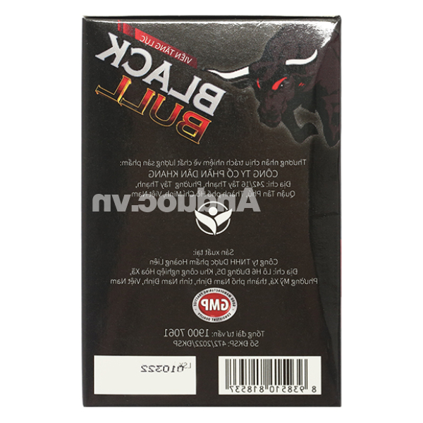 Viên Tăng Lực Black Bull hỗ trợ tăng cường sức khỏe hộp 60 viên