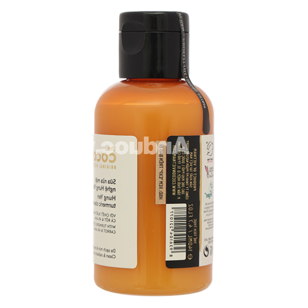 Sữa rửa mặt nghệ Hưng Yên Cocoon giúp da sạch mịn, rạng rỡ chai 140ml