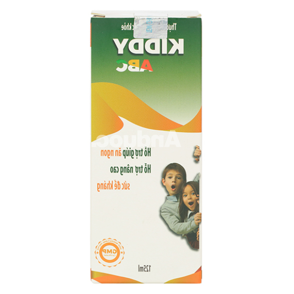 Siro Kiddy ABC giúp ăn ngon, nâng cao sức đề kháng chai 125ml