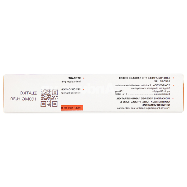 Zlatko-100 trị tiểu đường tuýp 2 không phụ thuộc insulin (3 vỉ x 10 viên)