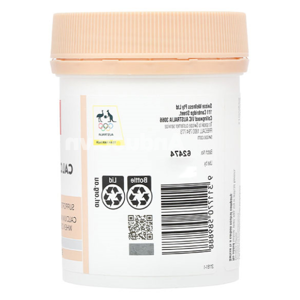 Swisse Ultiboost Calcium + Vitamin D giúp xương chắc khỏe chai 90 viên