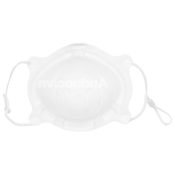 Khẩu trang y tế trẻ em Bísou Baby mask họa tiết gấu gói 6 cái