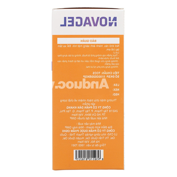 Hỗn dịch Novagel hỗ trợ bảo vệ niêm mạc dạ dày hộp 20 gói x 10ml