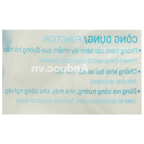 Khẩu trang y tế Bísou 3D Mask màu trắng size M gói 20 cái