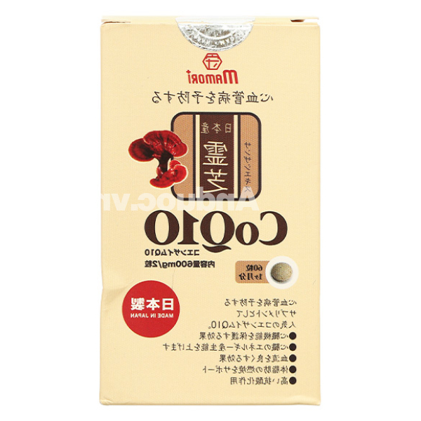 Mamori CoQ10 hỗ trợ chống oxy hóa, tốt cho tim mạch hộp 60 viên